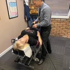 Dr. Jason Tripp treating a patient at the Hermitage office